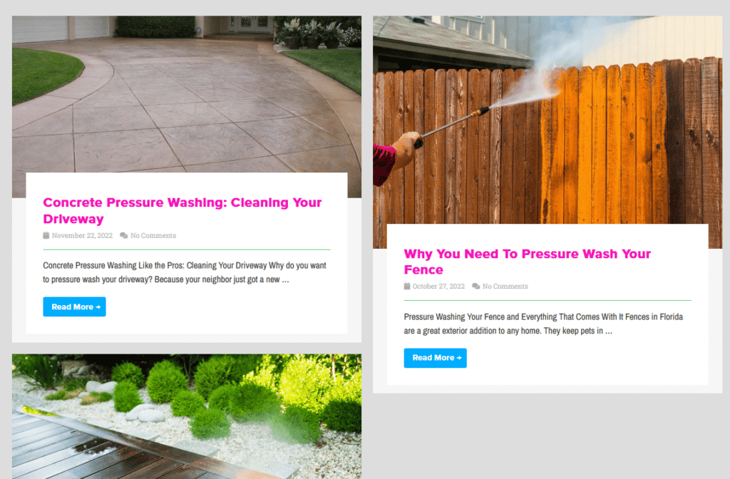 Pressure Washing Blog